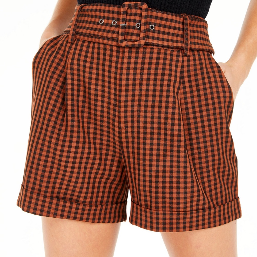 Belted Suit Shorts